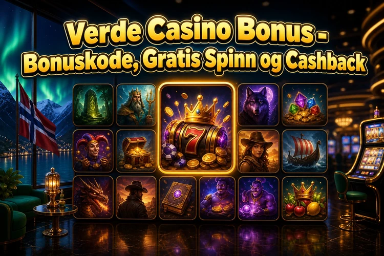Verde Casino Bonus - Bonuskode, Gratis Spinn og Cashback