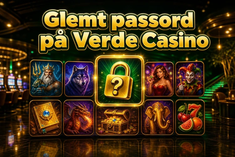 Glemt passord på Verde Casino